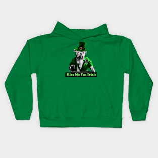 Kiss Me I'm Irish! Kids Hoodie